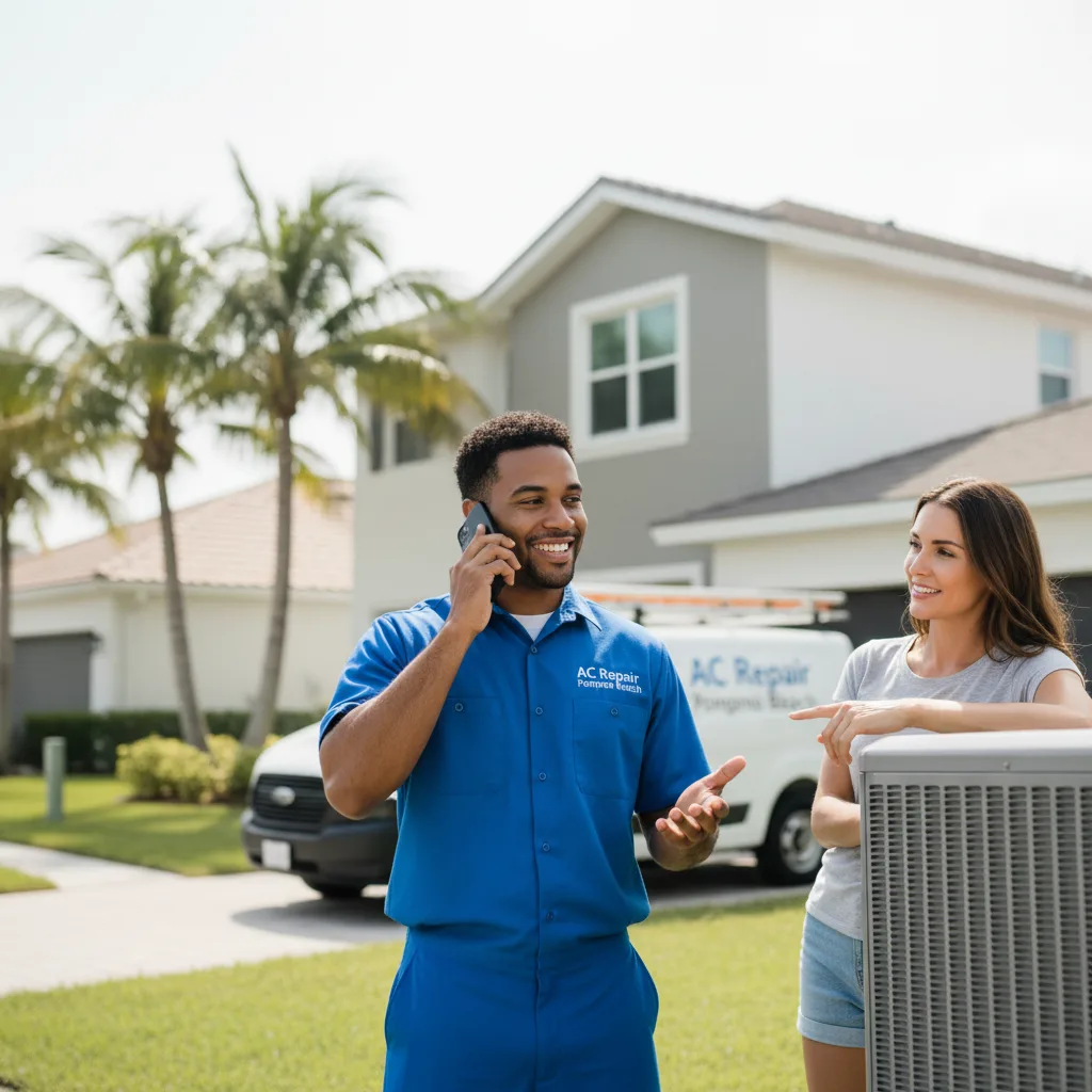 AC Repair Pompano Beach customer support in Falls Church